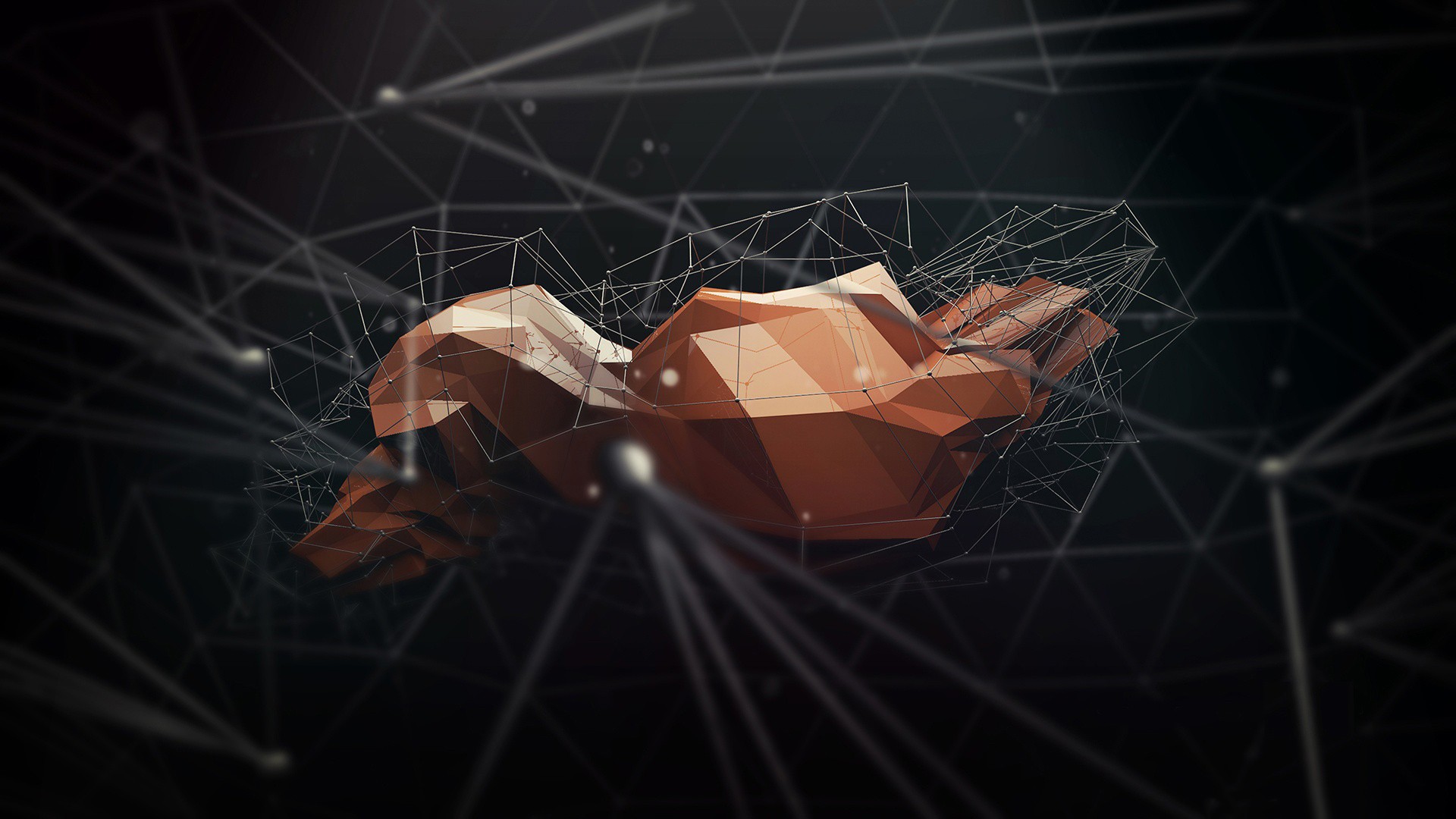 render, Wireframe, Low Poly Wallpaper HD / Desktop and Mobile Background
