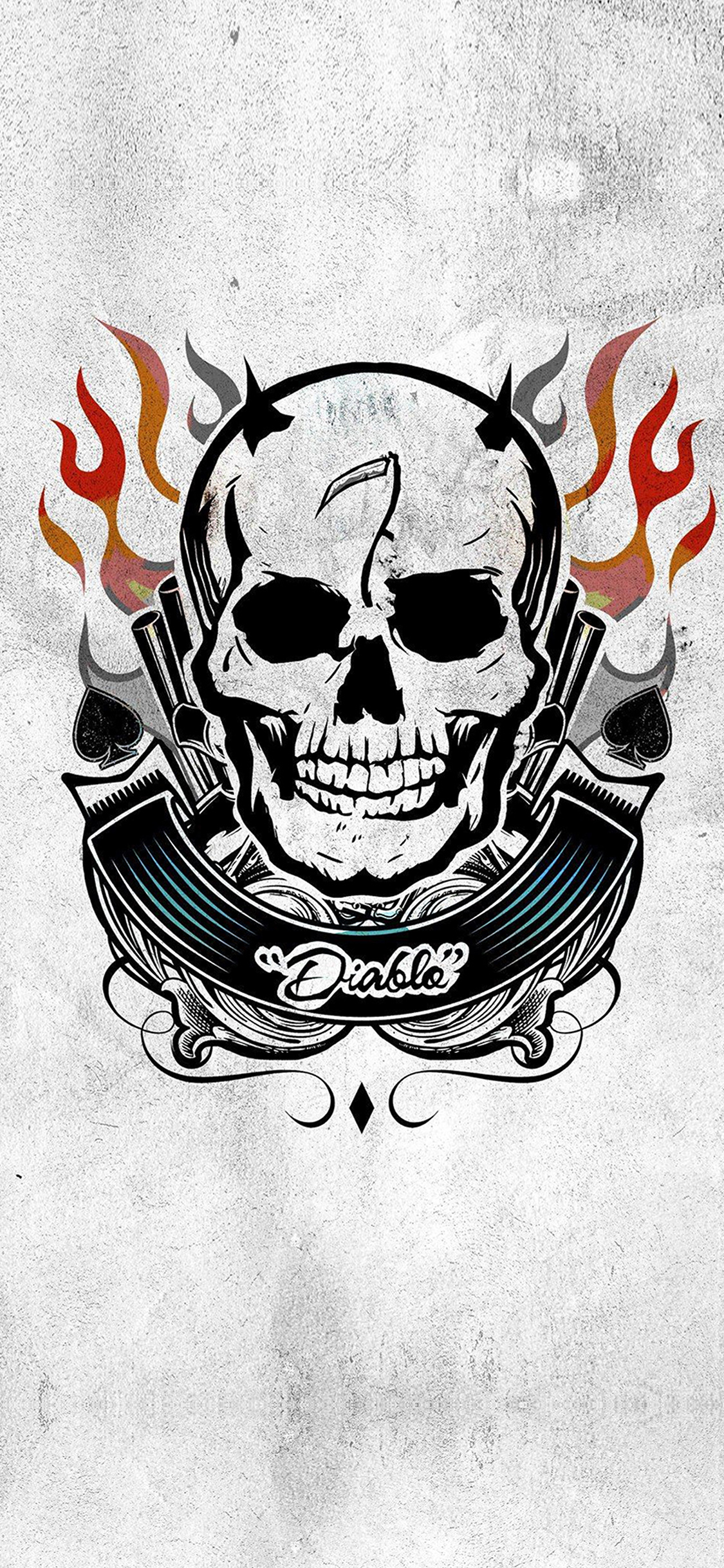 Diablo Suicide Squad Poster Logo Art Illustration Wallpaper