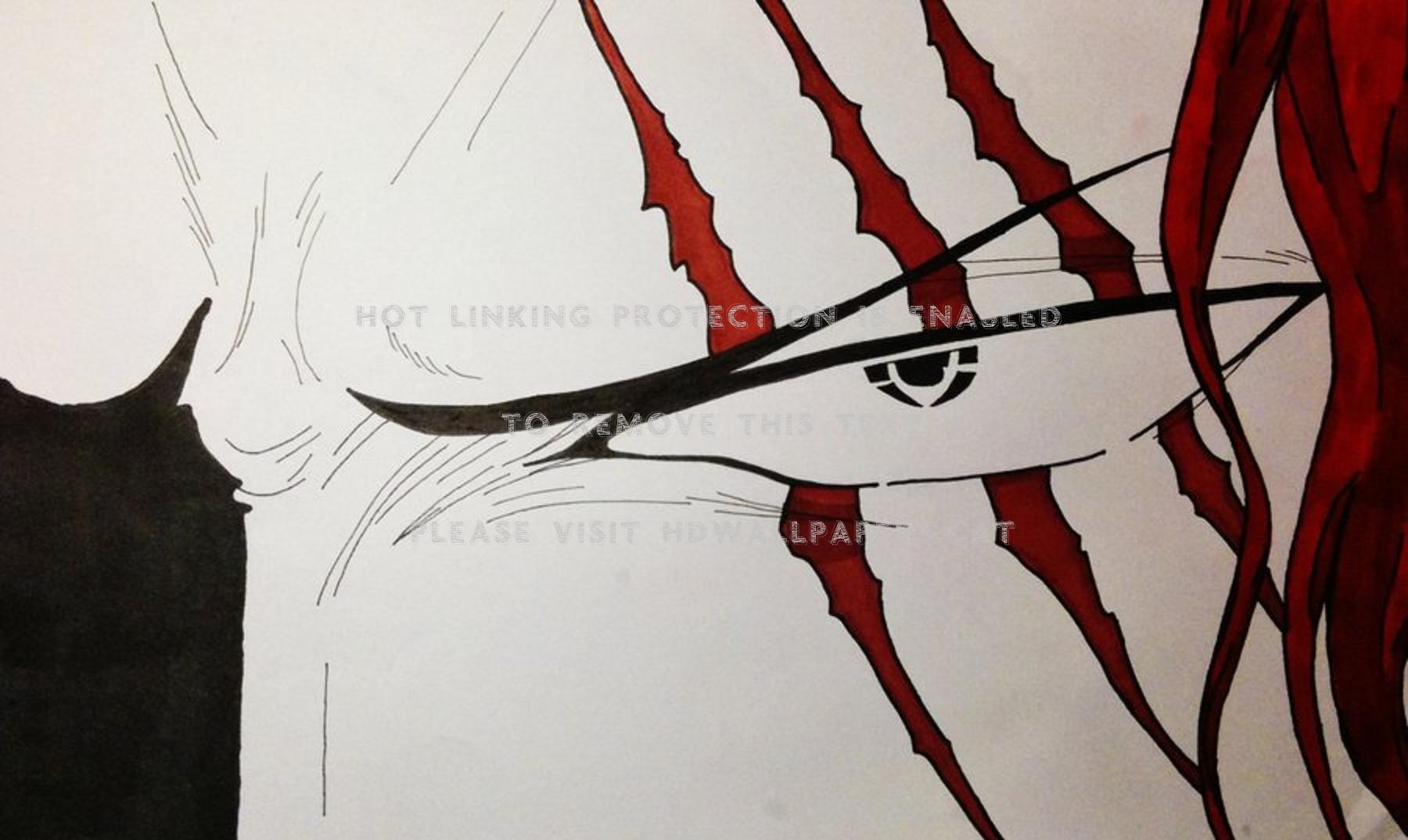 shanks close up scars eyes red hair male