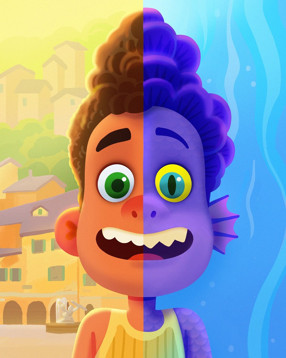 Luca Pixar Luca and Alberto Character Posters