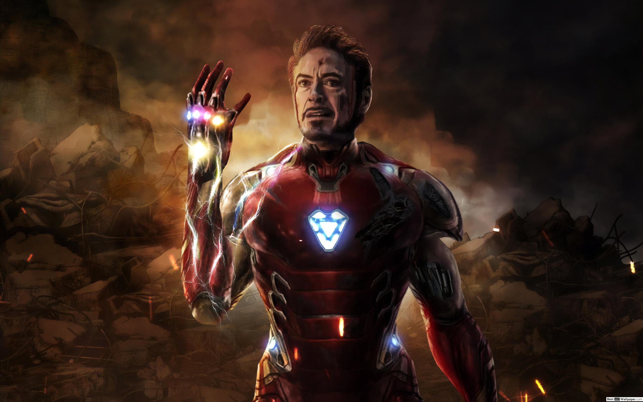 Tony Starks of Avengers Endgame HD wallpaper download