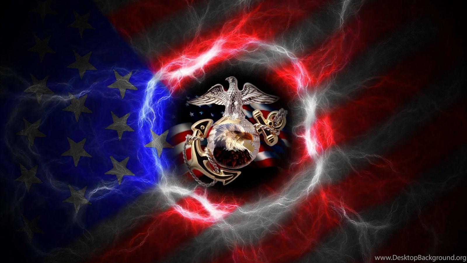 Awesome Marine Corps Logo Wallpaper Desktop Background