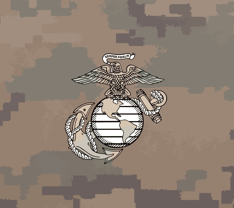 Marines iPhone Wallpaper Corps Emblem