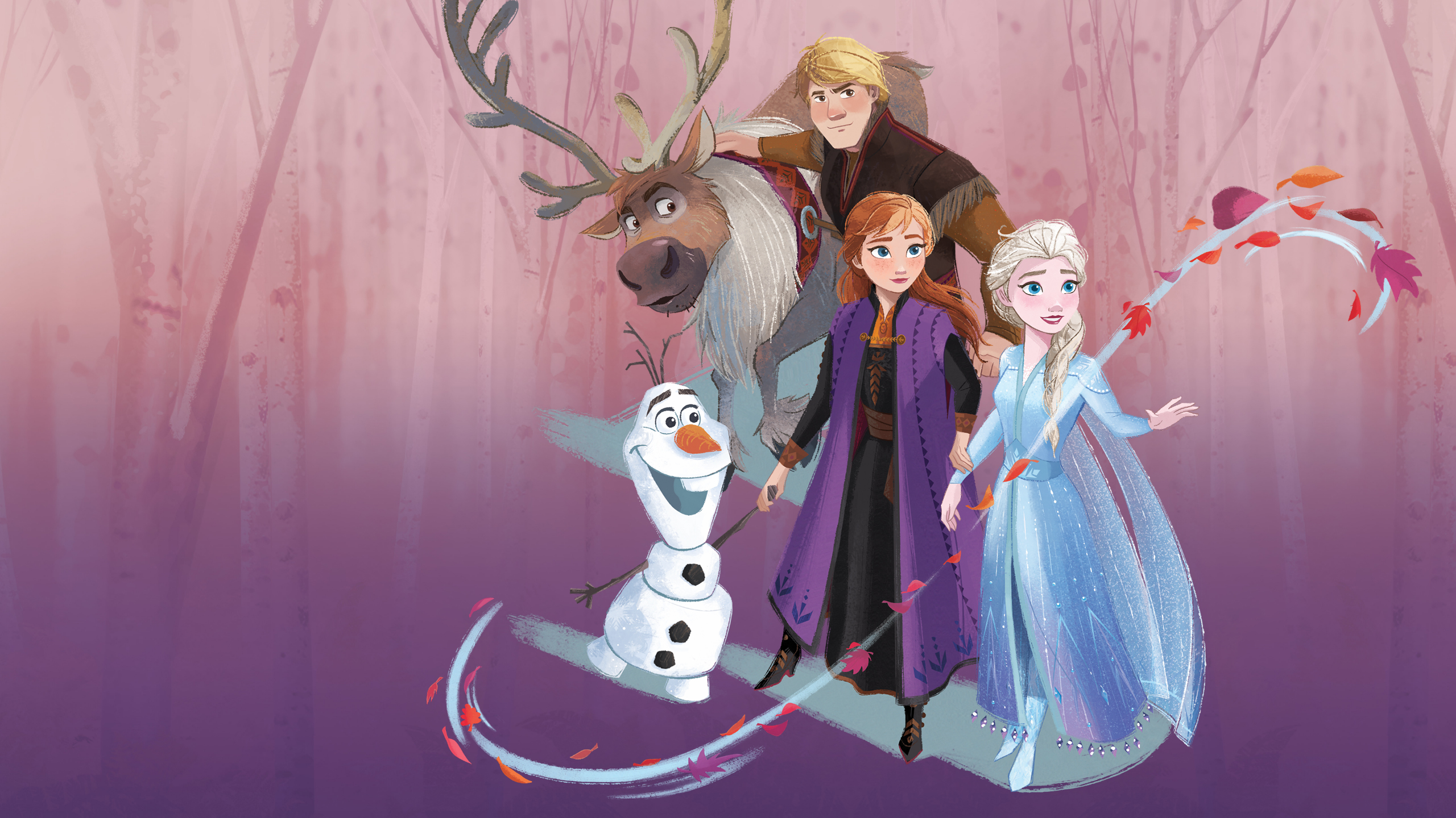 New Frozen 2 HD wallpapers with official clipart.