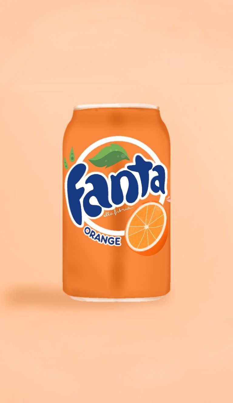 Aesthetic Fanta Orange Flavor. Fanta, Fanta can, Orange aesthetic