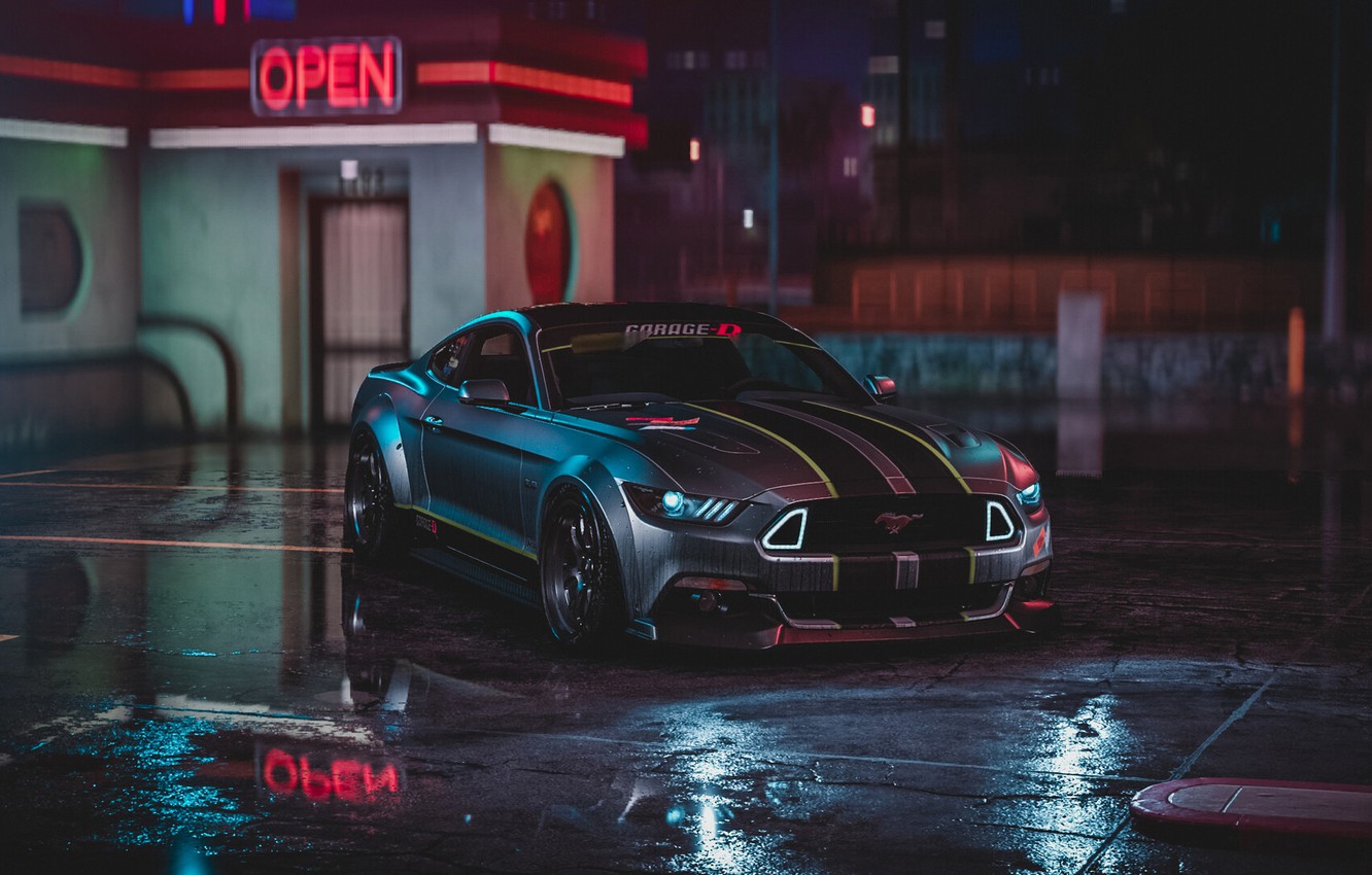 Wallpaper Auto, The game, Machine, Car, NFS, Sports car, Ford Mustang GT, Need For Speed Transport & Vehicles, Lil Shaply, by Lil Shaply, Shaply Works image for desktop, section игры