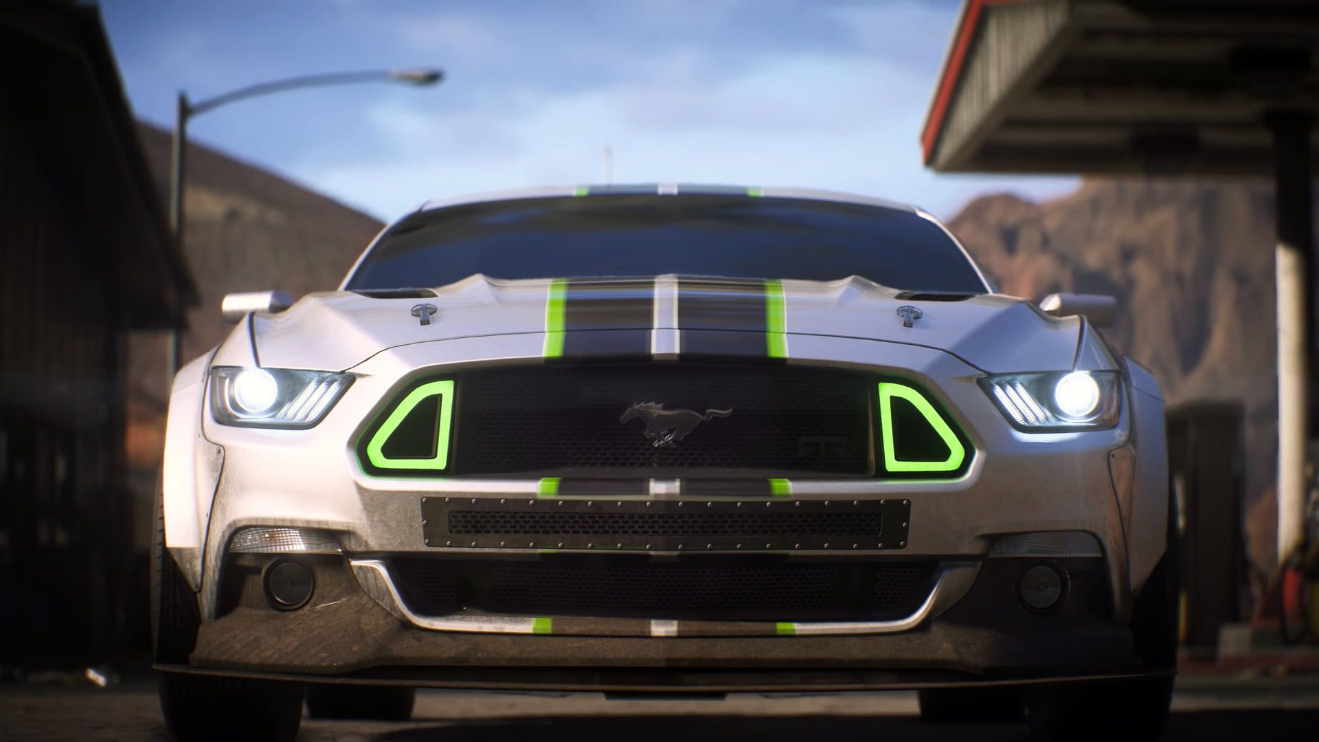 white Ford Mustang coupe Need for Speed video games Need for Speed: Payback #car P #wallpaper #hdwallpaper #desktop. Mustang, Arabalar, Havalı arabalar