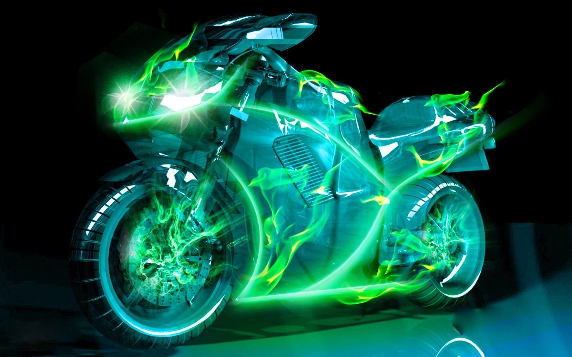 Neon Bike Wallpaper Free Neon Bike Background