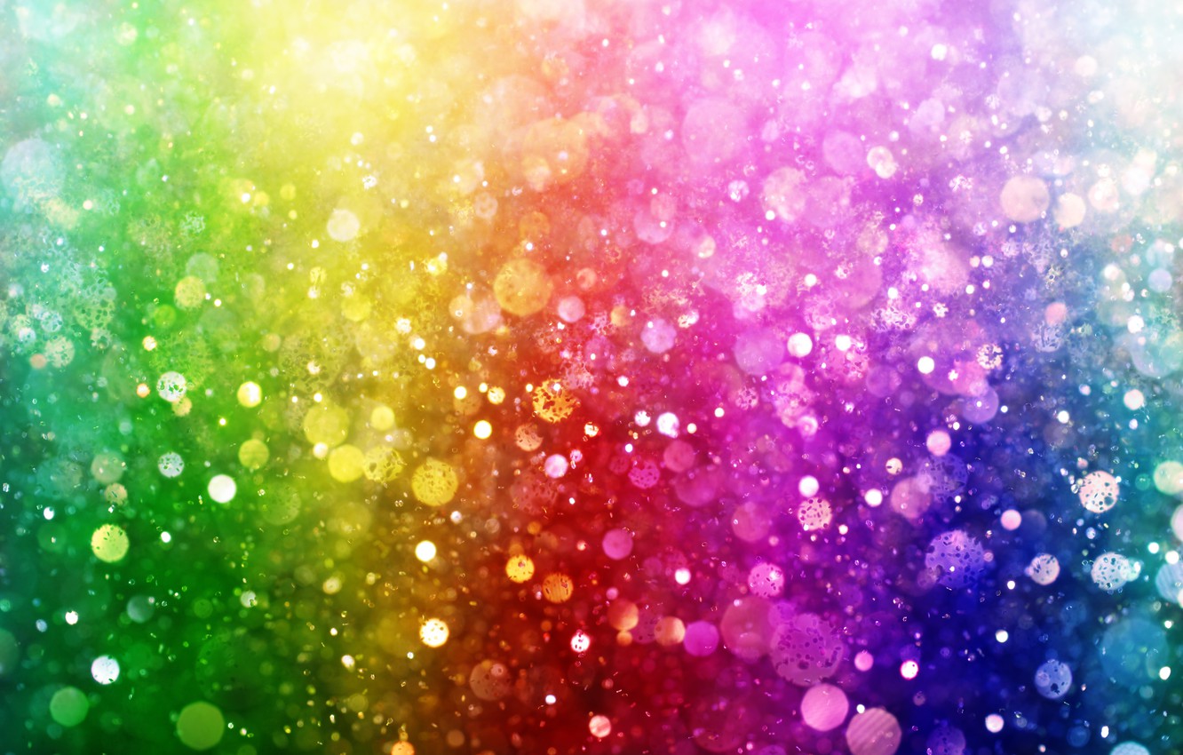 Wallpaper lights, lights, background, color, colorful, rainbow, bokeh image for desktop, section абстракции