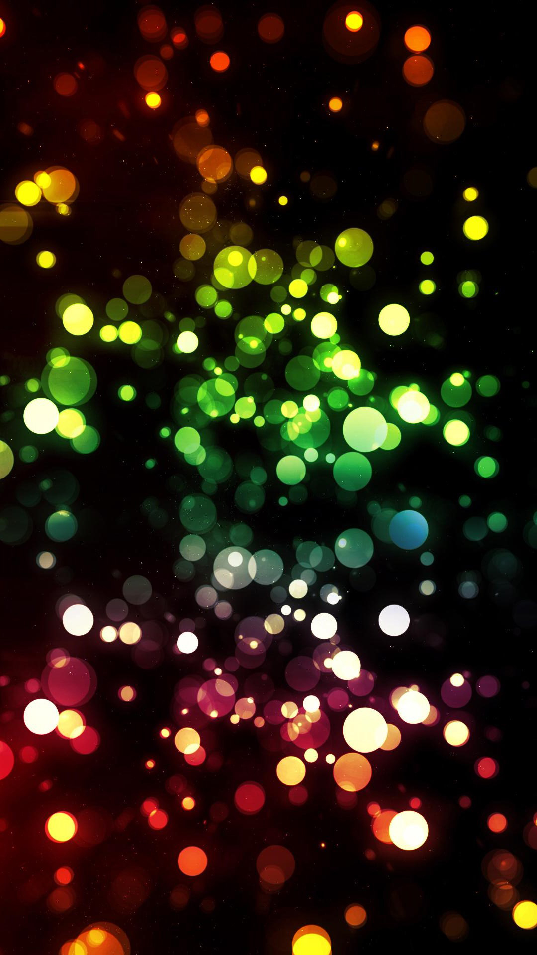 Color Bokeh Lights Rainbow Colors Android Wallpaper free download