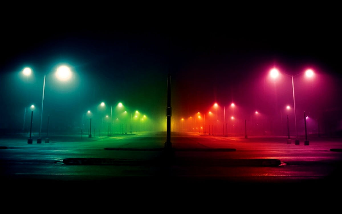 Macbook background Rainbow Colors, Street Light, Lighting. Free TOP photo