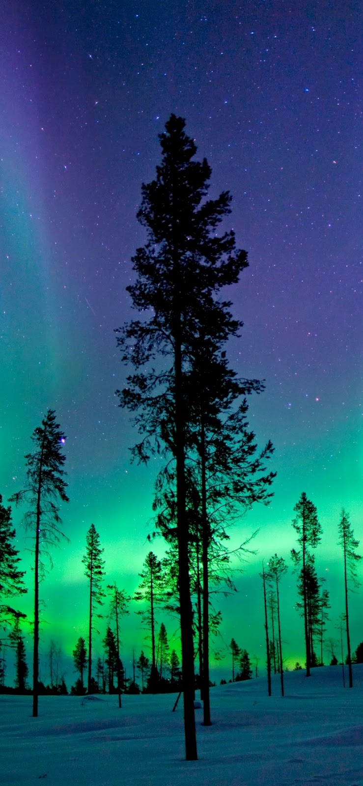 Aurora borealis Mobile Wallpaper Mobile Walls