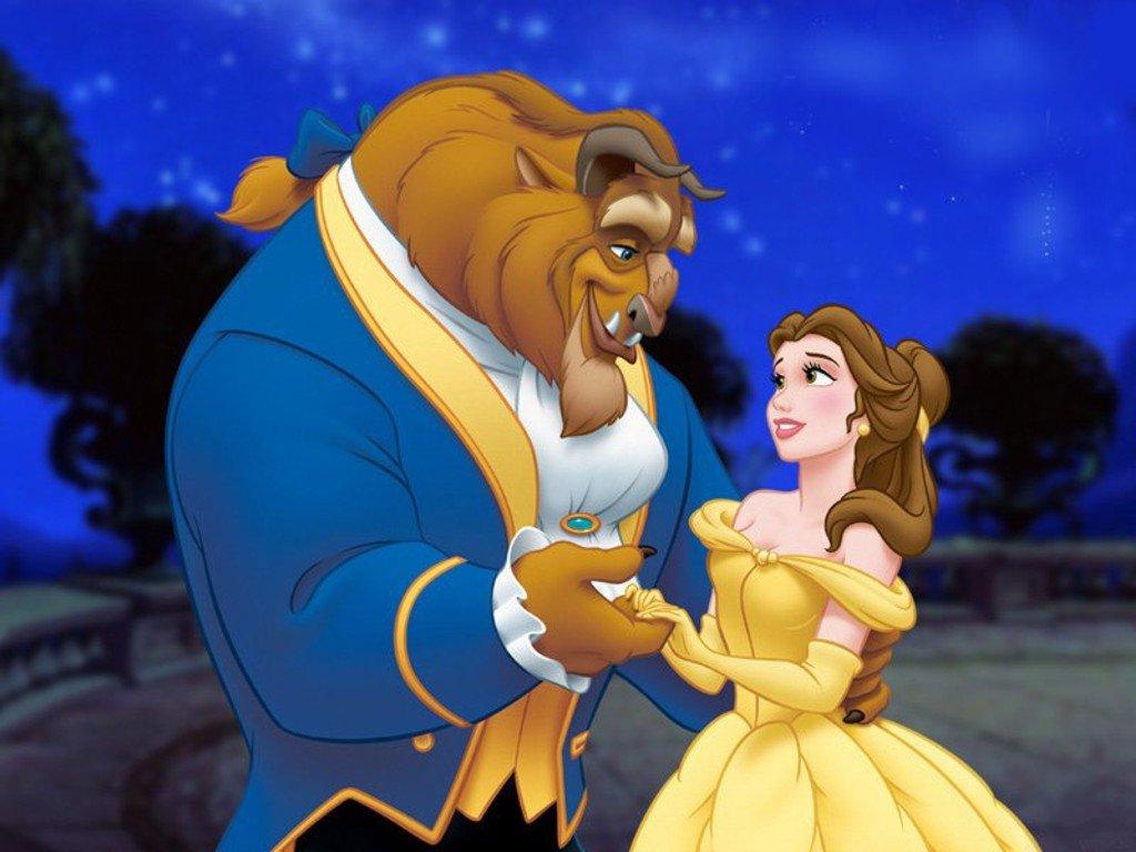 Beauty and The Beast ❤ Disney Characters Wallpaper