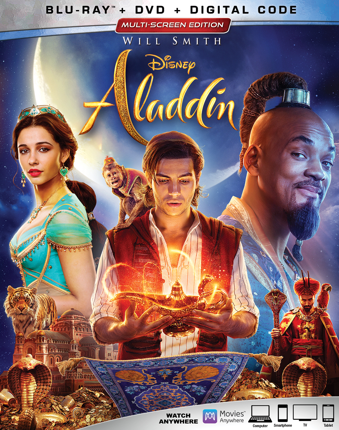 Aladdin [Includes Digital Copy] [Blu Ray DVD] [2019]
