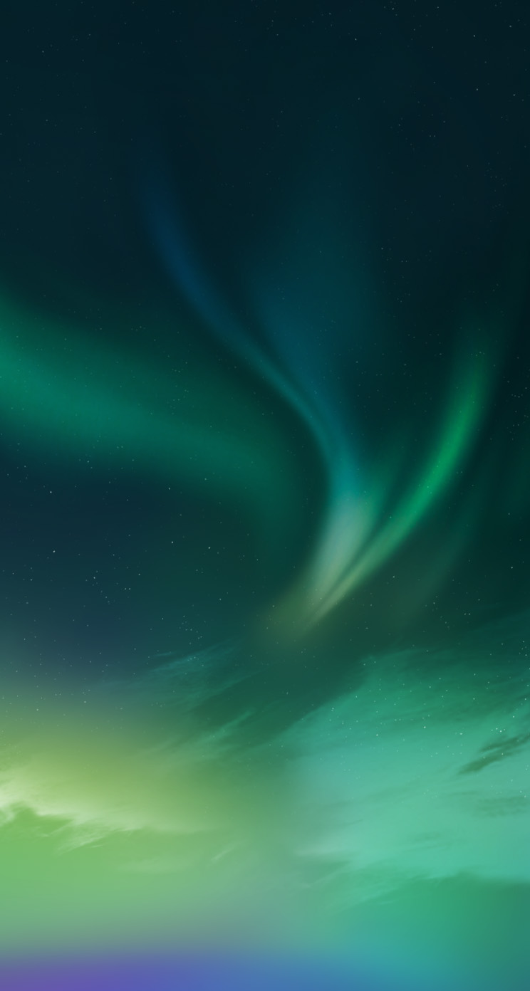 Northern Lights iPhone Wallpaper