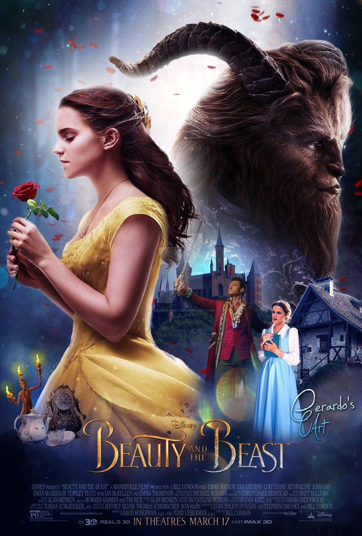 Beauty And The Beast Movie Characters Wallpapers - Wallpaper Cave