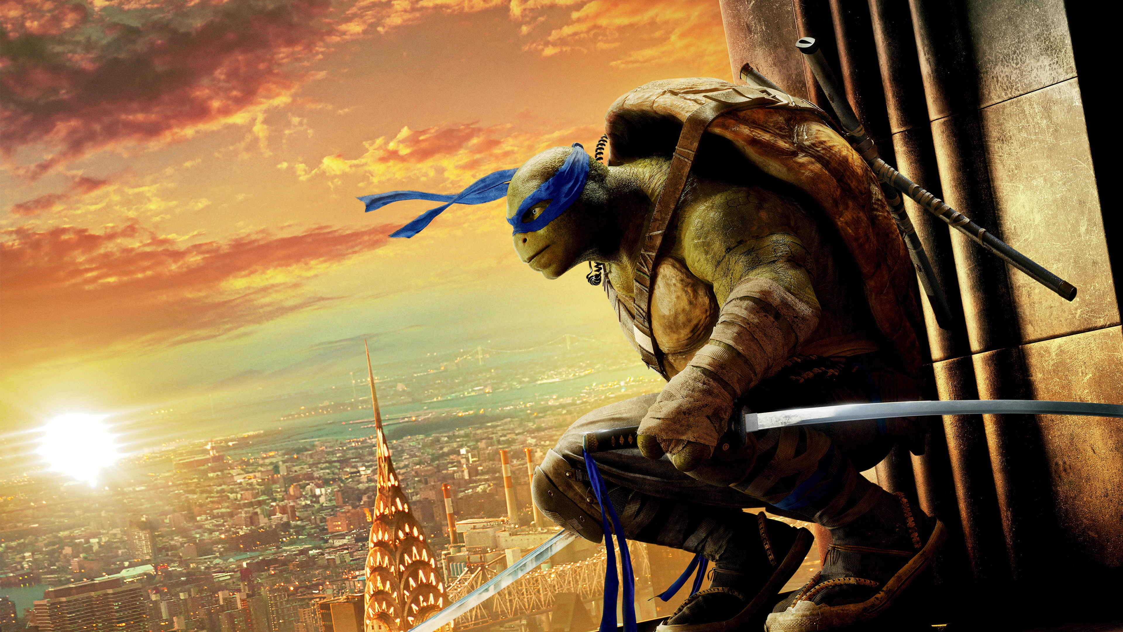 Leonardo Teenage Mutant Ninja Turtle Out of the Shadows Wallpaper in jpg format for free download
