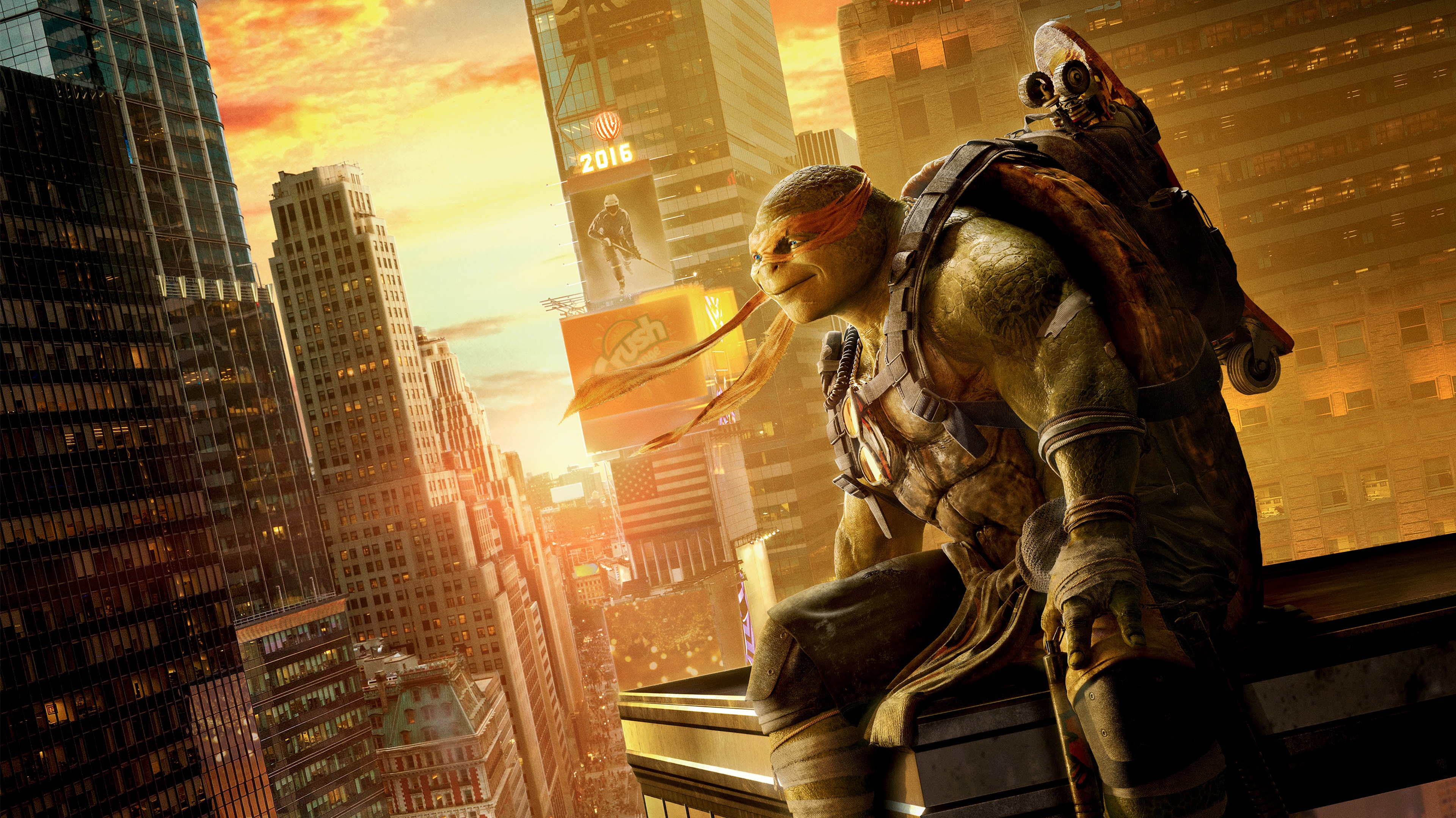 Michelangelo Teenage Mutant Ninja Turtles Out of the Shadows Wallpaper in jpg format for free download