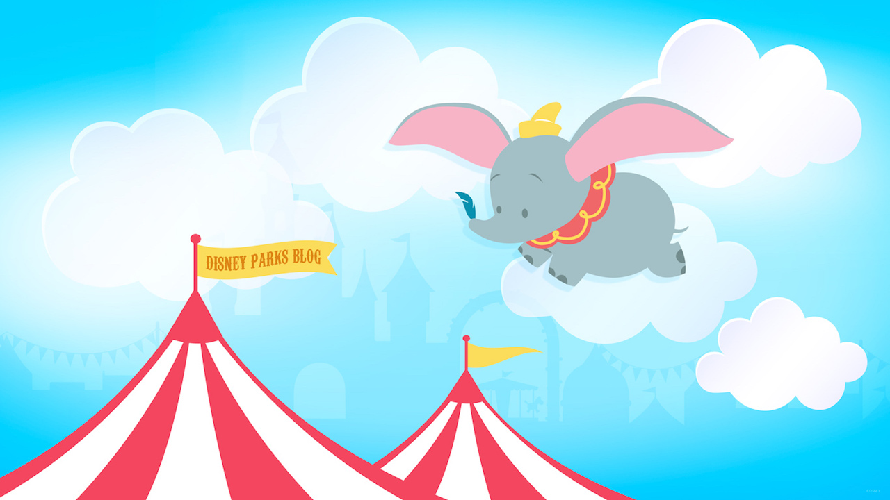 45th Anniversary Wallpaper Disney Wallpaper Dumbo HD Wallpaper