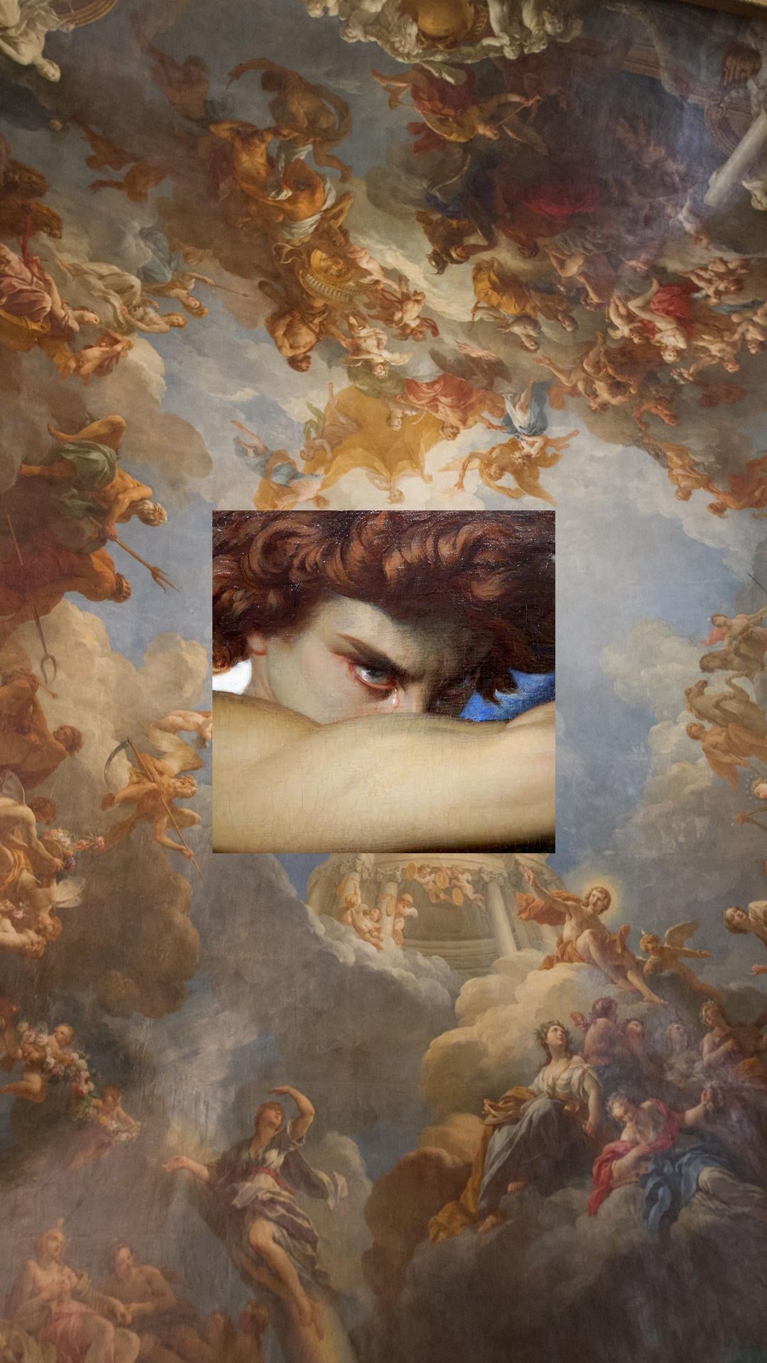 The Fallen Angel by me. (painting of alexandre cabanel): aesthetic