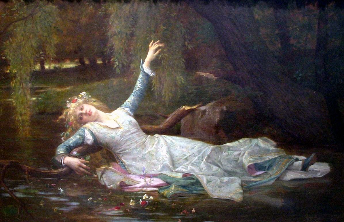 Alexandre Cabanel. Ophelia, 1883. Masterpieces. Tutt'Art@