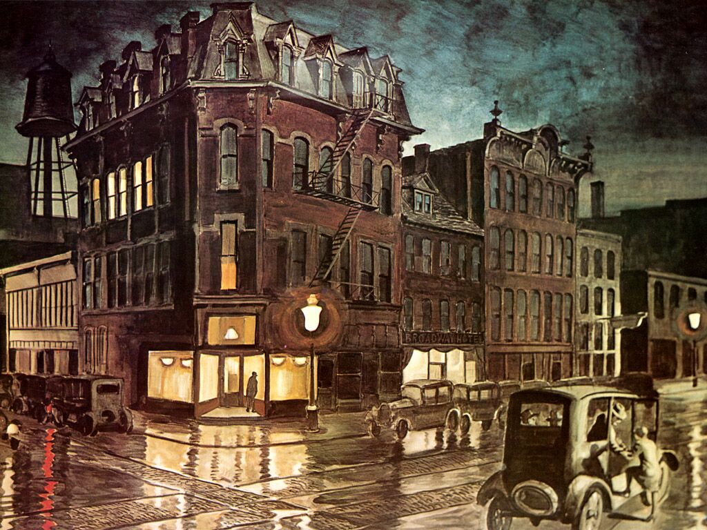 Free download Charles Burchfield JLM 1930 Charles Burchfield Rainy Night Buffalo NY [1024x768] for your Desktop, Mobile & Tablet. Explore Wallpaper 1930s. Vintage Wallpaper 1930s and 1940s, 1900S Wallpaper