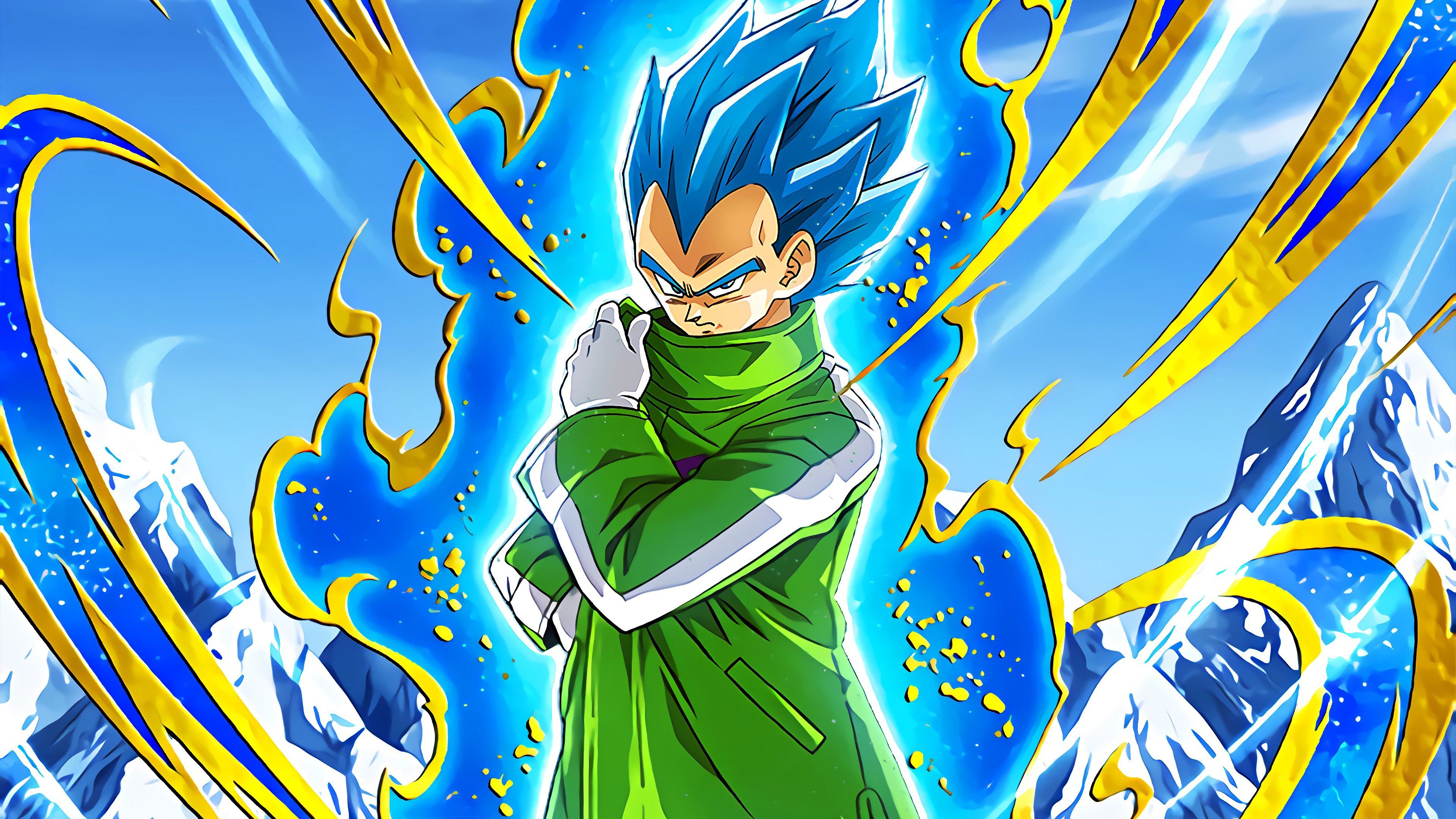 Dragon Ball Vegeta Green Wallpaper - Cool Dragon Ball Wallpaper