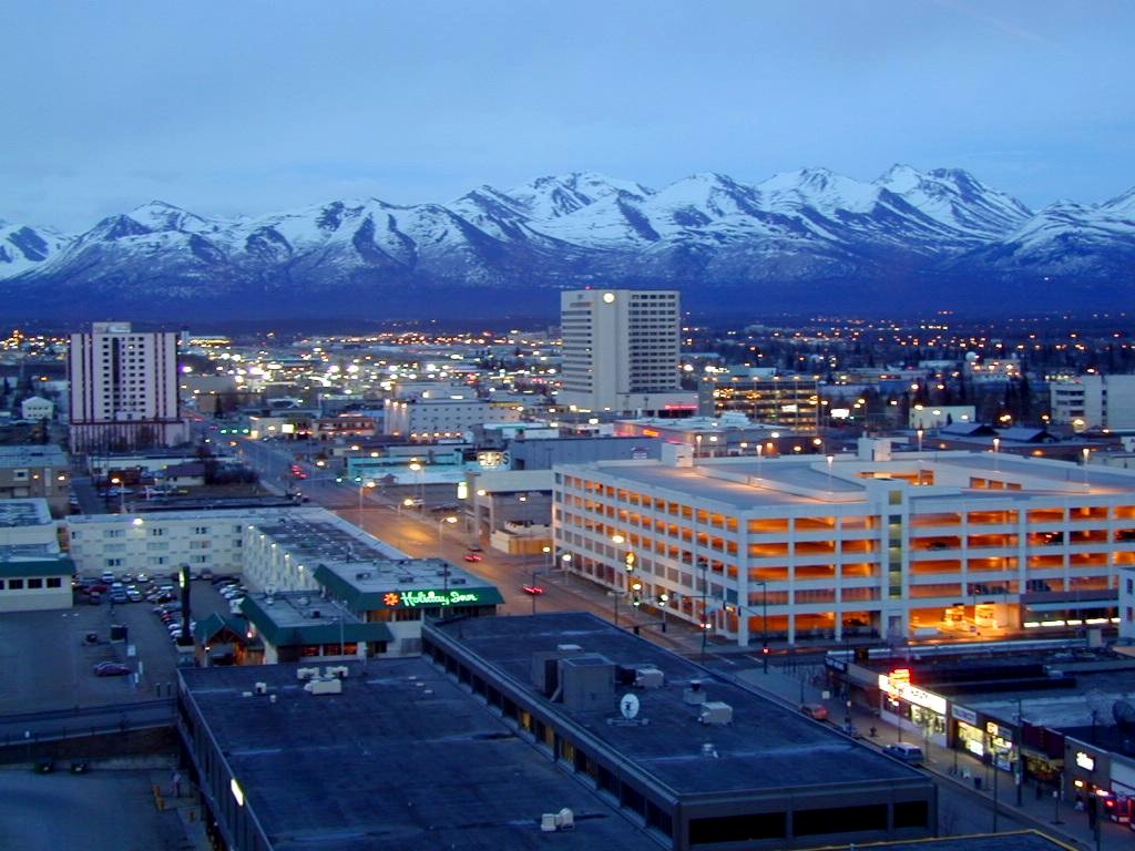 All World Visits: Anchorage Alaska skyline