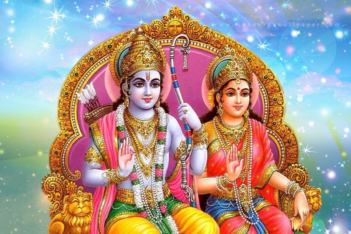 Ramjanmagatha. Lord rama image, Rama sita, Rama image