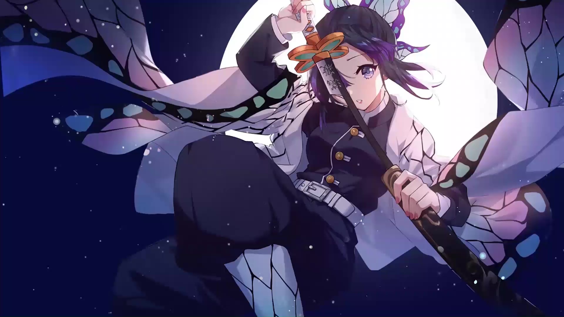 Shinobu Kocho Demon Slayer Kimetsu No Yaiba Live Wallpaper