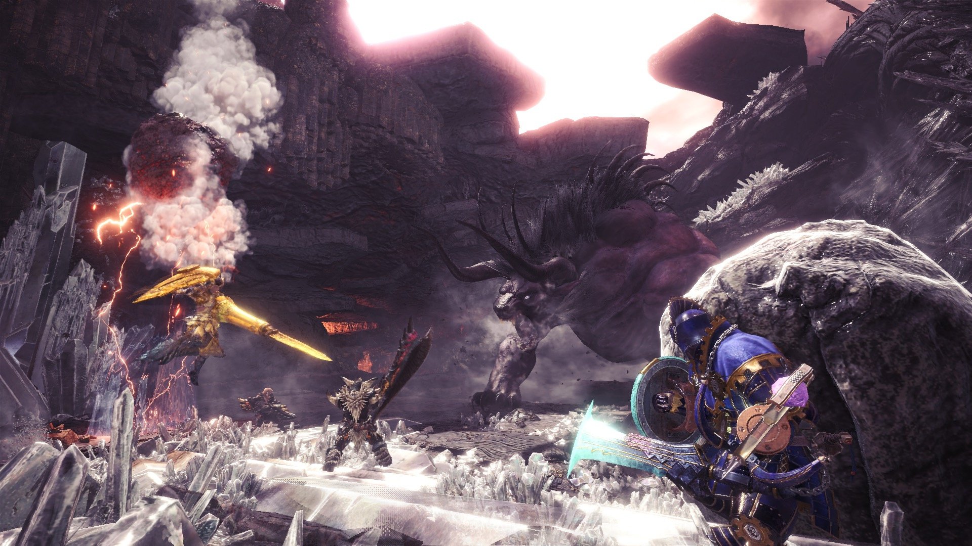 Monster Hunter: World Behemoth Fight to Beat Behemoth