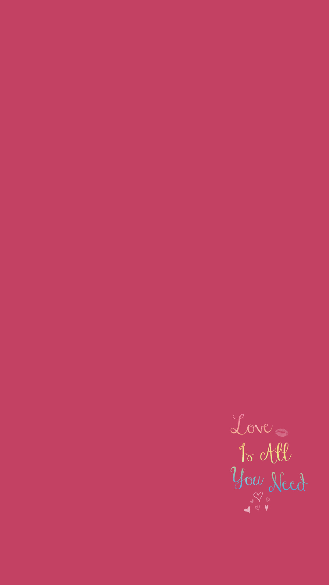 Quote Love Lips Rouge iPhone Wallpaper Pink Home Screen X Wallpaper Quotes