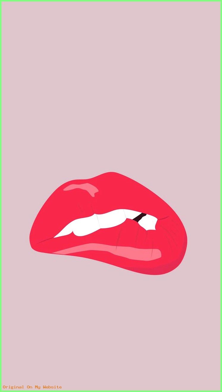 Tumblr Girly Lips Wallpaper