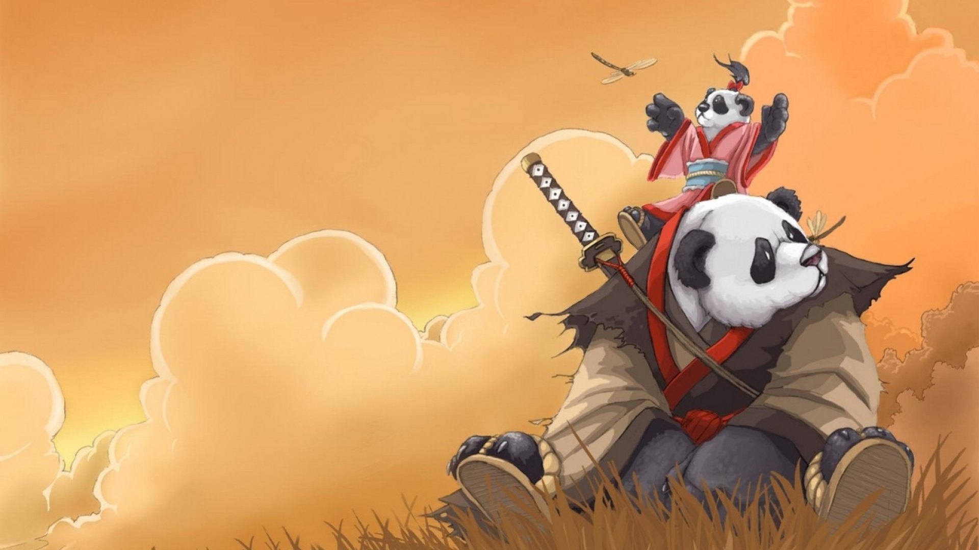 panda HD wallpaper, background
