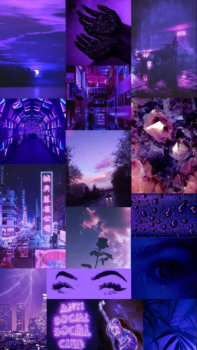 blue purple background