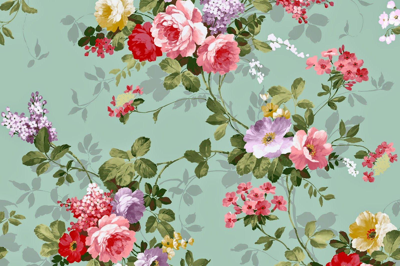 Antique Flower Wallpaper Free Antique Flower Background