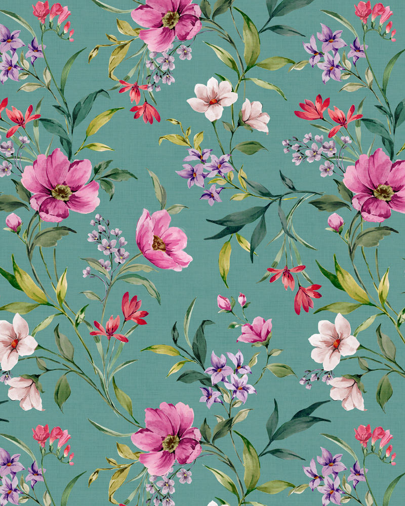 Romantic floral print. Vintage flowers wallpaper, Floral print wallpaper, Vintage floral wallpaper