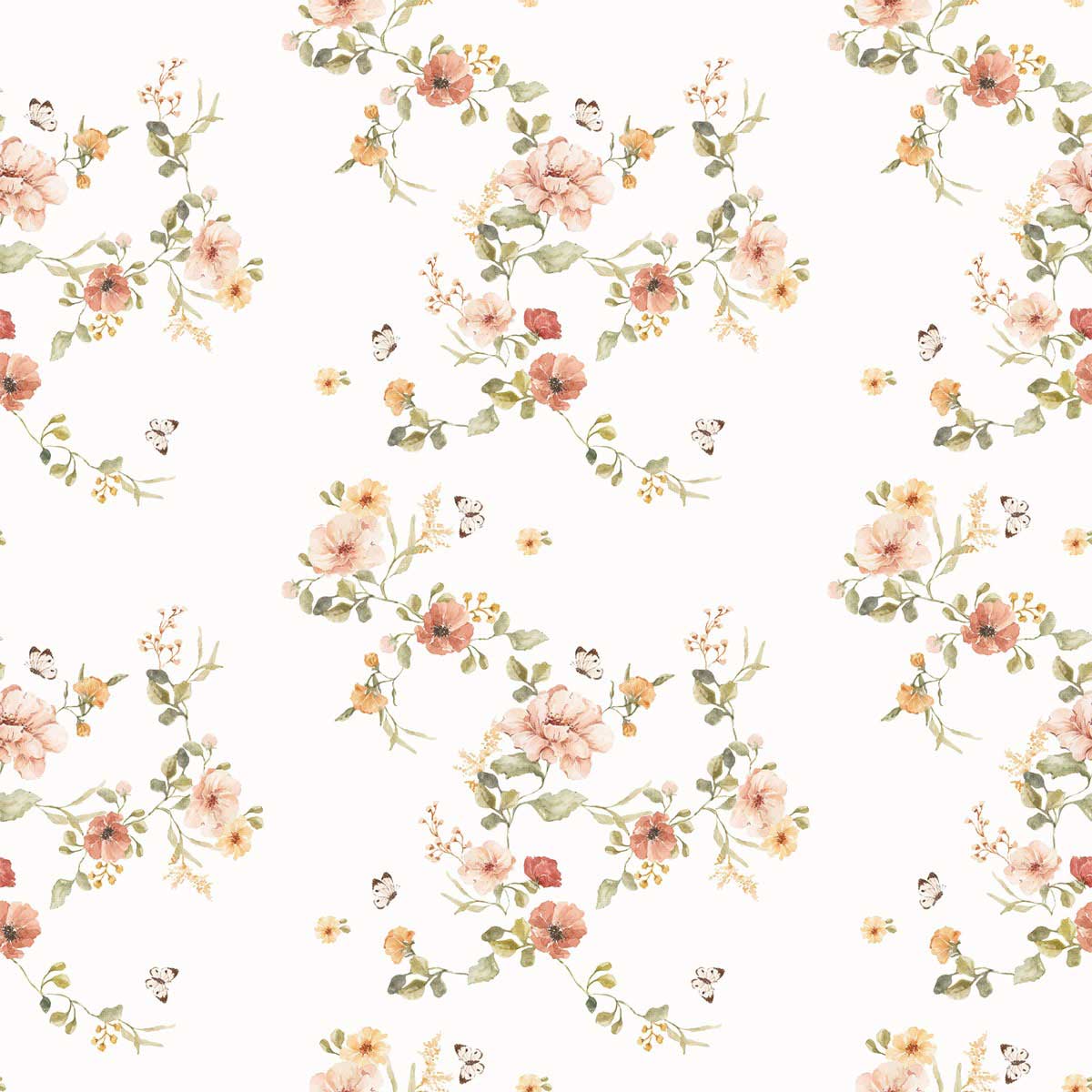 Floral Vintage Wallpaper.com Wallstickers And Wallpaper Online Store