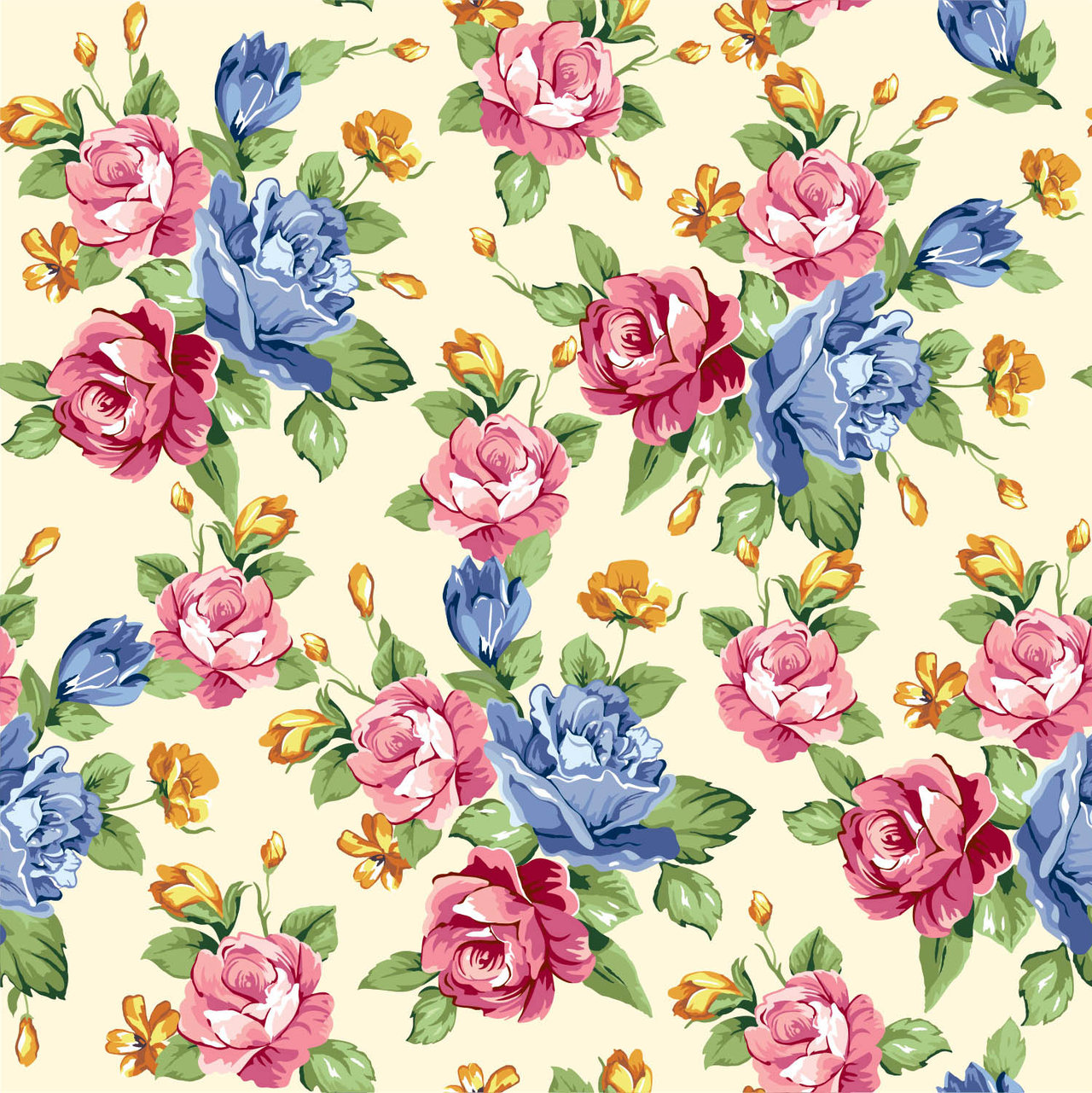 Free download Seamless Floral Print 25 by DonCabanza [1280x1281] for your Desktop, Mobile & Tablet. Explore Flower Print Wallpaper Roses. Rose Flowers Wallpaper Free Download, Roses Wallpaper for Desktop