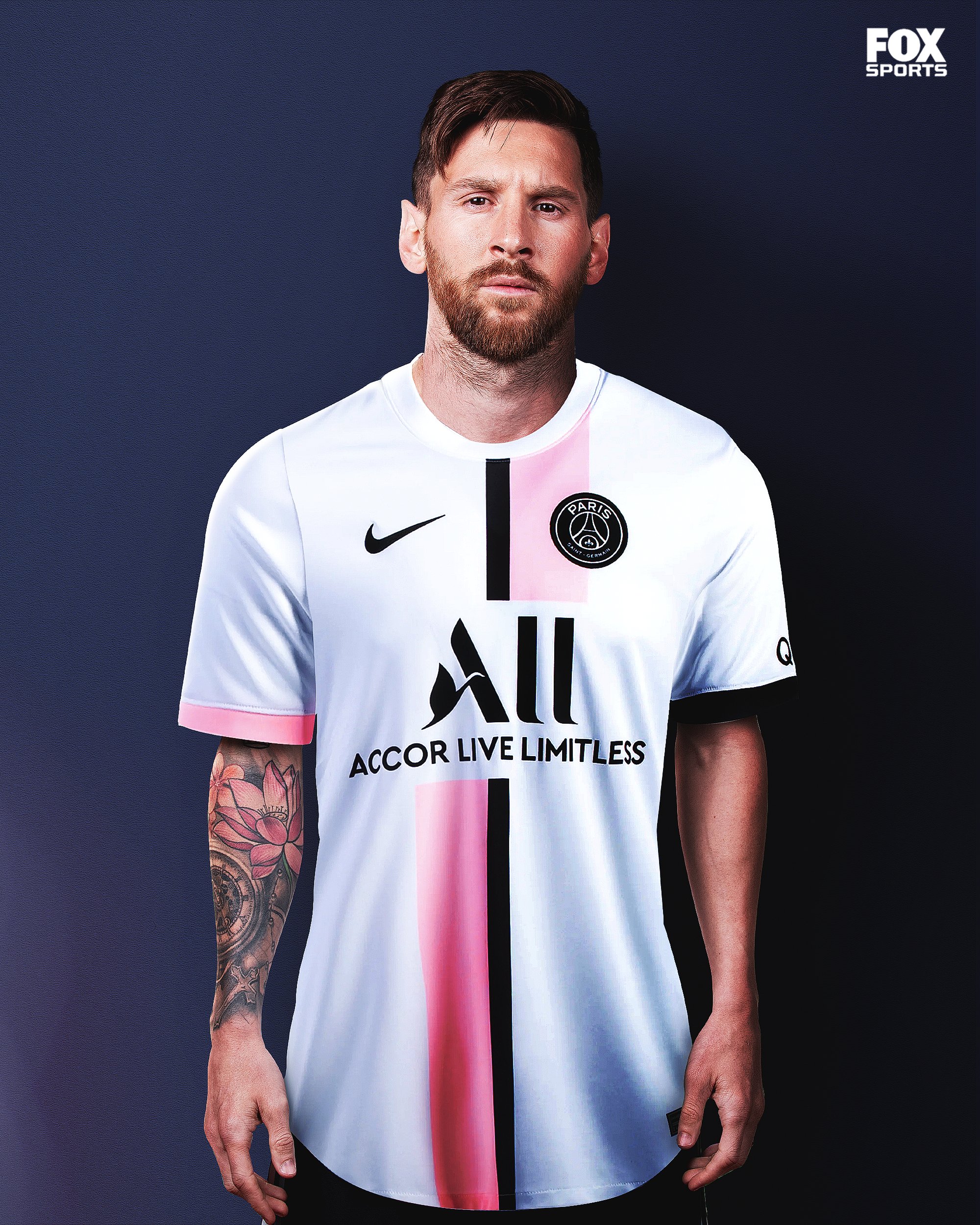 Messi PSG phone wallpaper
