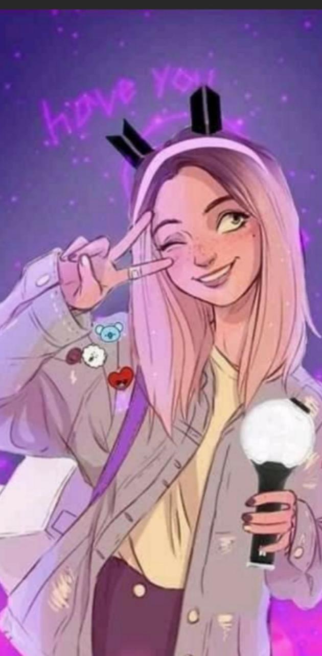 BTS ARMY GIRL wallpaper