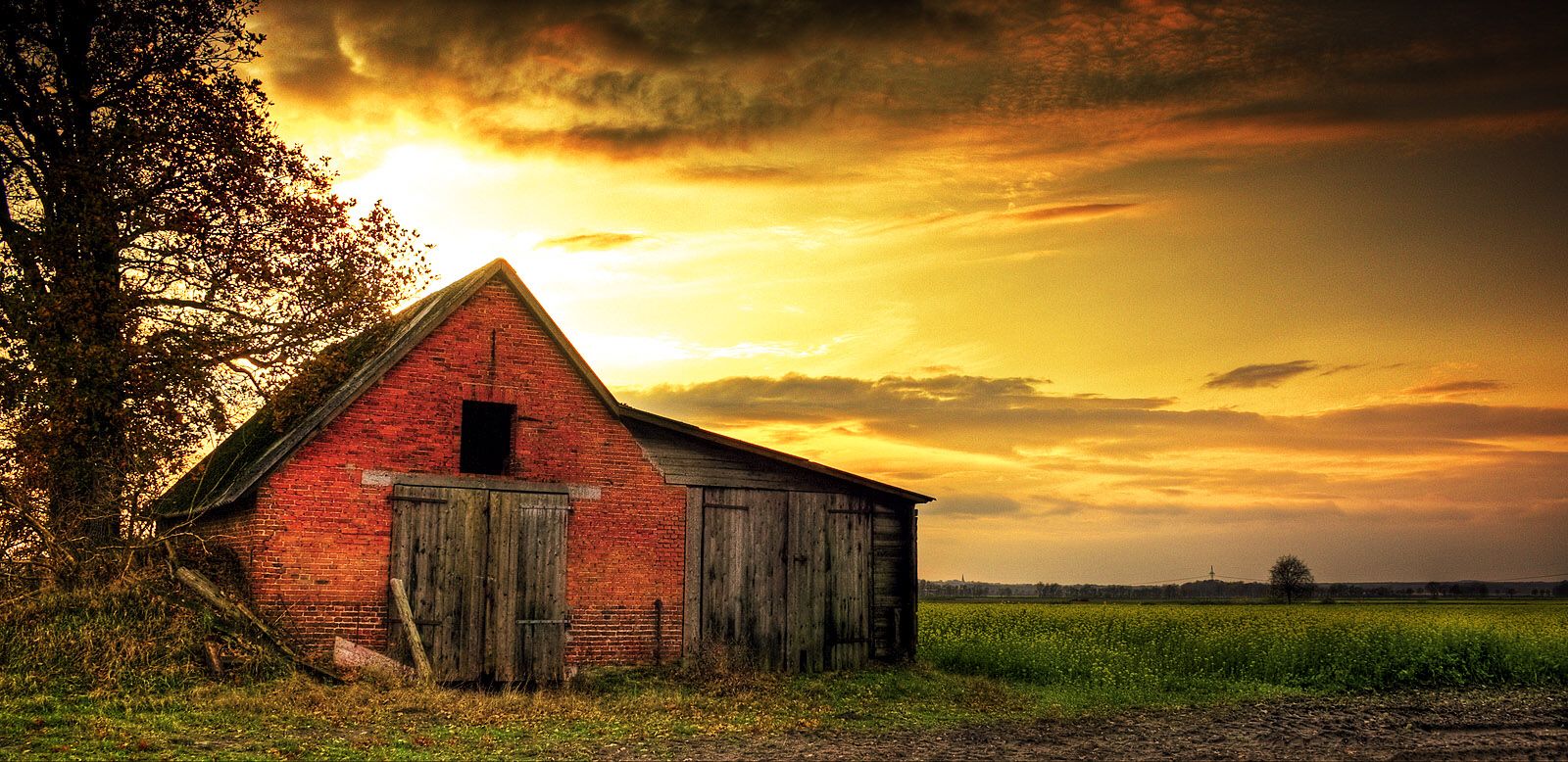 Landscapes With Old Barns