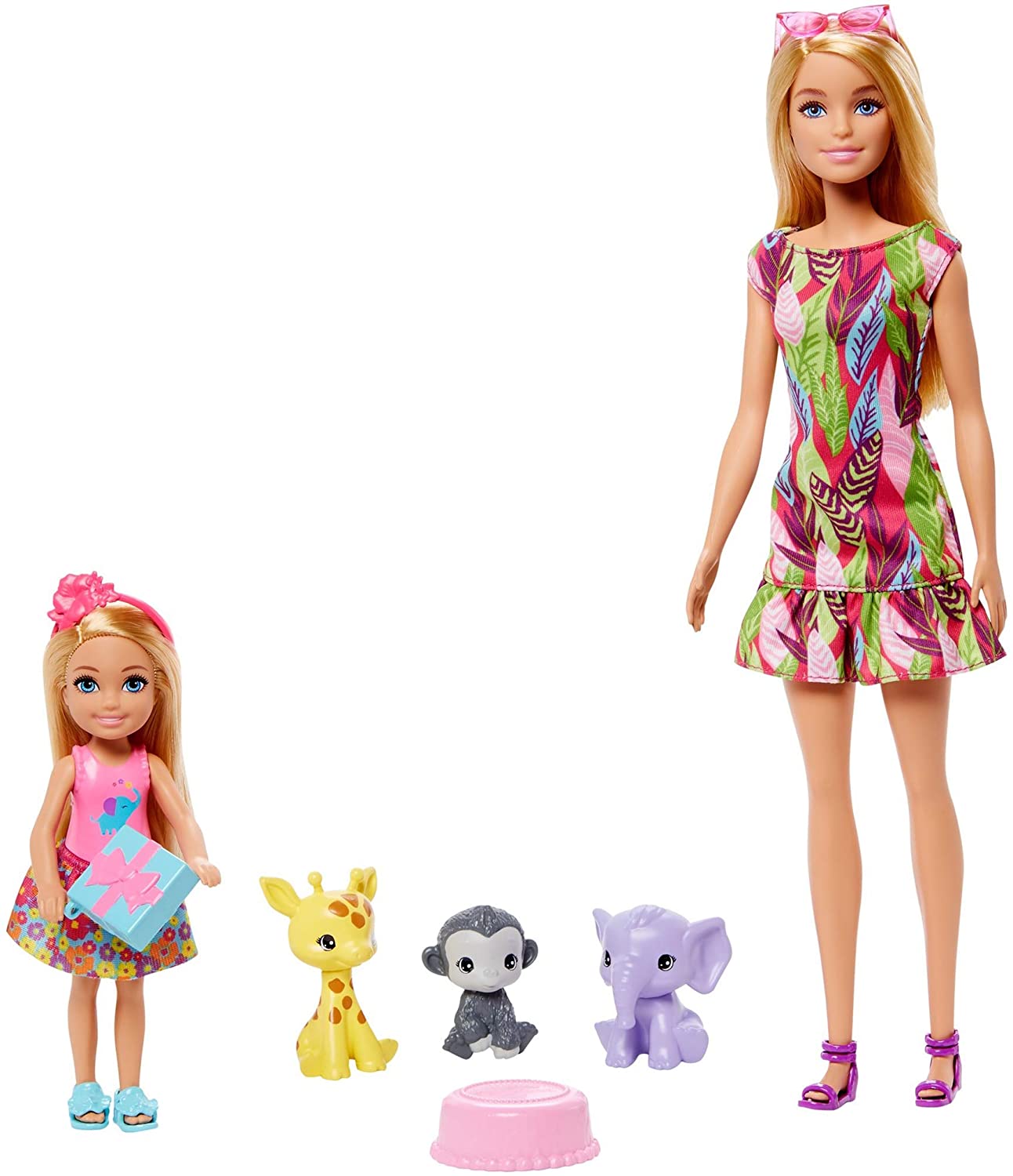 Barbie and Chelsea The Lost Birthday Playset with Barbie & Chelsea Dolls, 3 Pets & Accessories, Gift for 3 to 7 Year Olds, Toys & Games