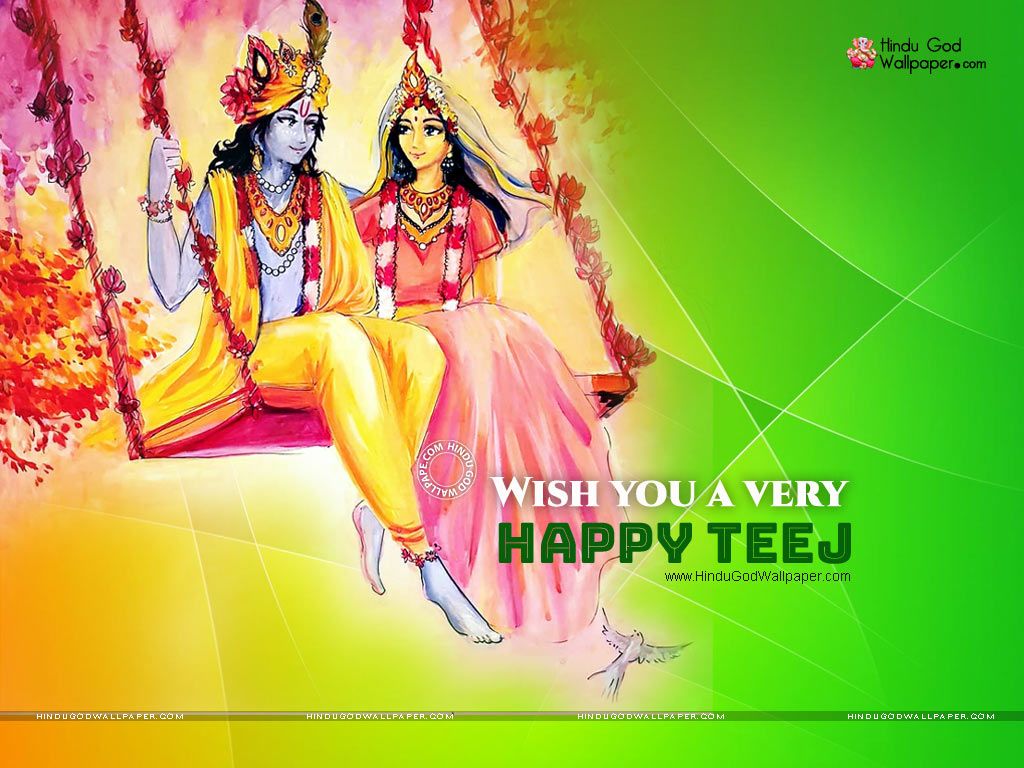 Teej Wallpaper Hariyali Teej Wallpaper with Wishes Image. Wishes image, Festival image, Wallpaper