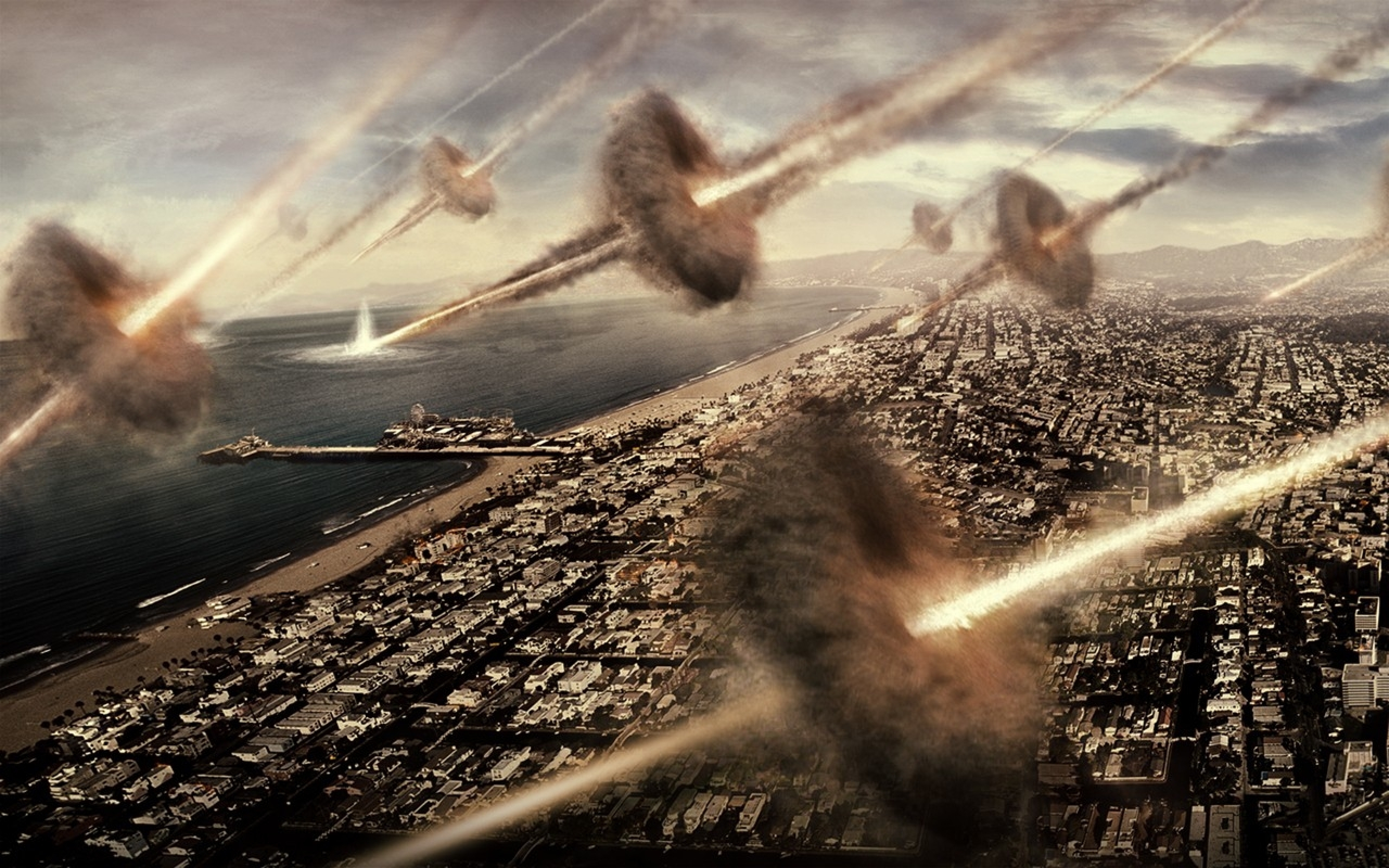 battle, Los, Angeles, Action, Sci fi, Drama, Apocalyptic, City Wallpaper HD / Desktop and Mobile Background