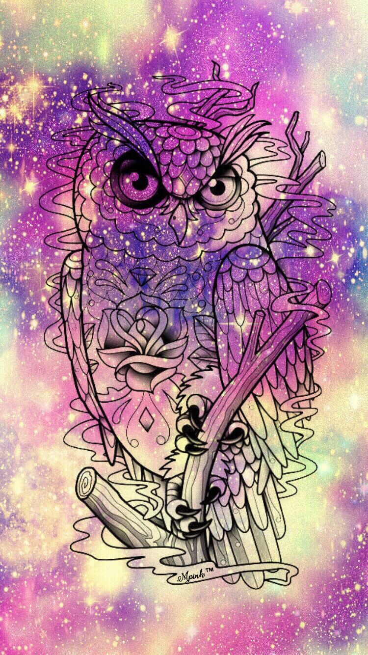 Purple Owl Wallpaper Free Purple Owl Background