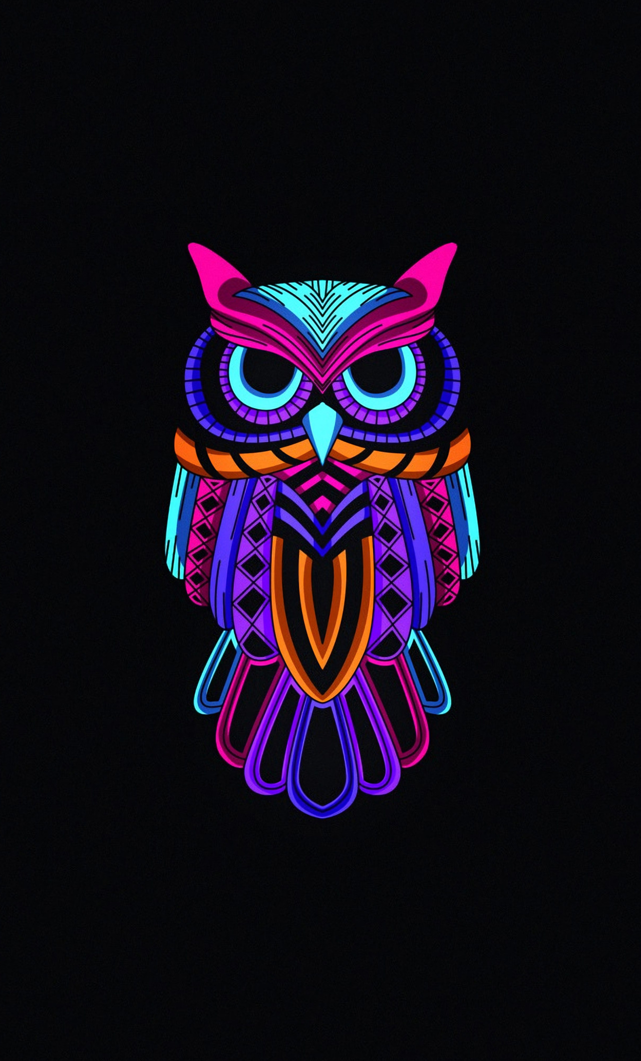 Owl Minimal Dark 4k iPhone HD 4k Wallpaper, Image, Background, Photo and Picture