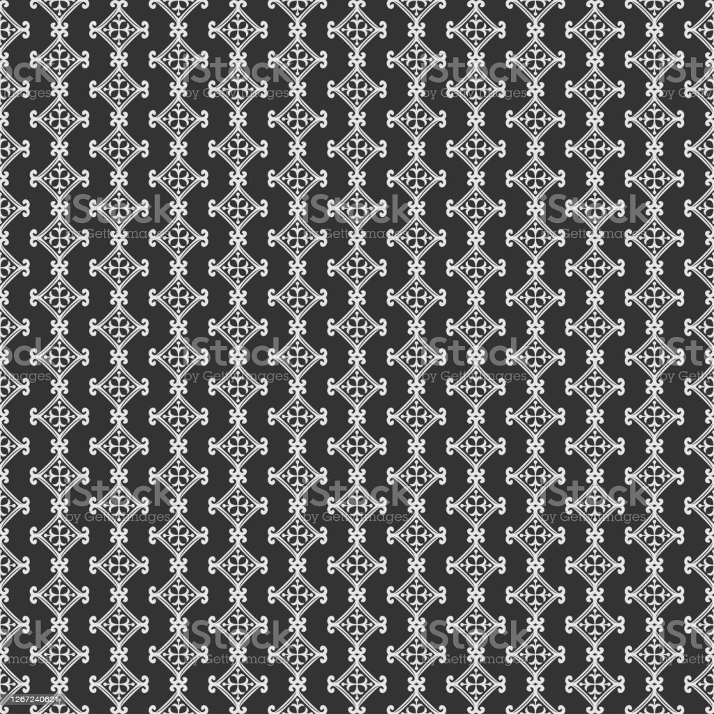 Black And White Background Pattern Wallpaper Texture Seamless Floral Pattern Perfect For Fabrics Covers Patterns Posters Wallpaper Vector Image Background Stock Illustration Image Now