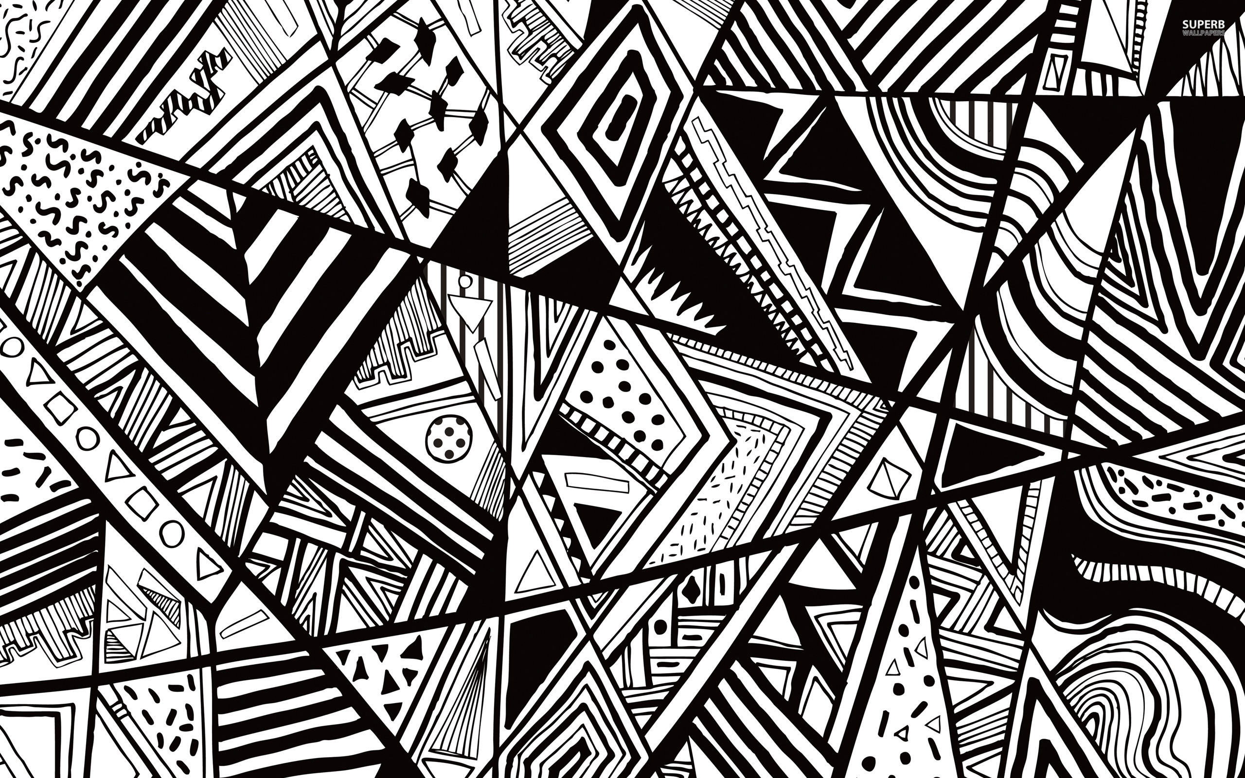 Tumblr Background Black And White Pattern