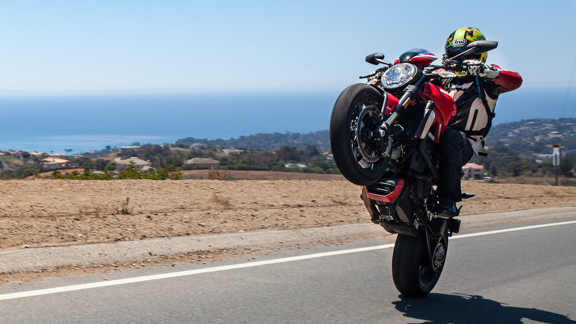 Ducati Monster Stunt